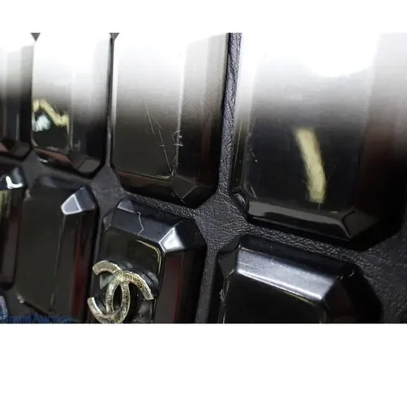 Chanel Art Camera Bag 14S Rare 2014 Ombre Plexiglass Leather Pop CC Authentic - Picture 12 of 15